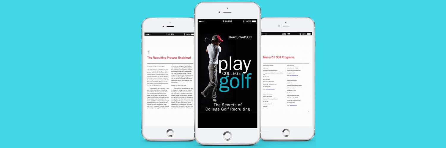 College Golf eBook banner
