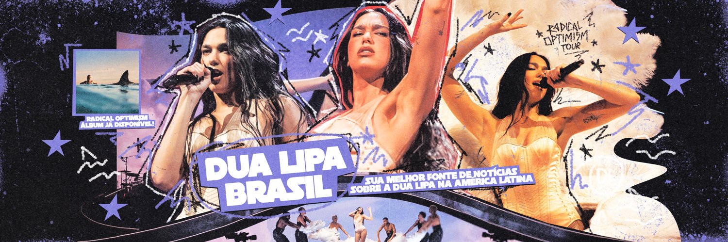 Dua Lipa Brasil's banner