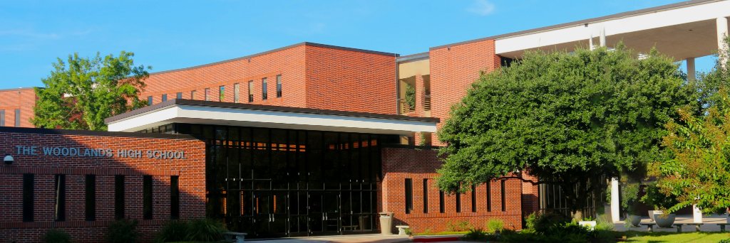 The Woodlands High School, Conroe ISD banner