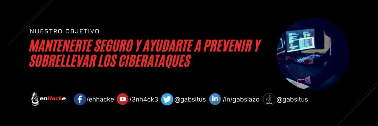 Gabriel Lazo Canazas @enHacke banner