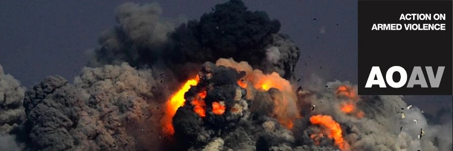 Action on Armed Violence (AOAV) banner