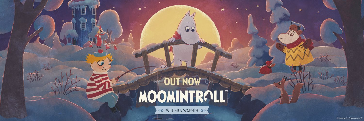 Moomintroll: Winter's Warmth OUT NOW banner