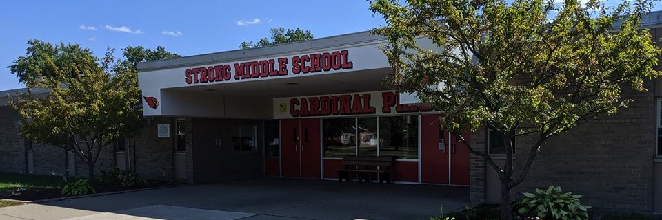 J.O. Strong Middle School banner