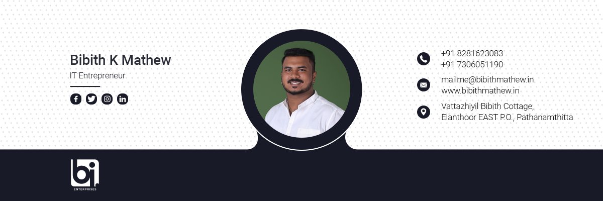 bibithmathew's profile banner image