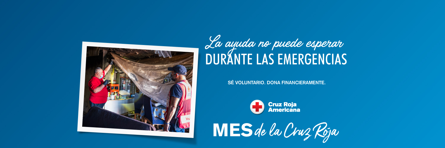 Cruz Roja PR banner