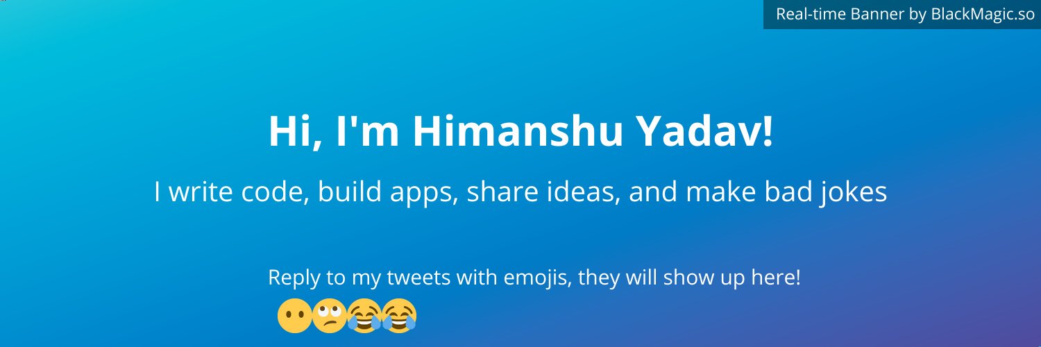 imtheyadav's profile banner image