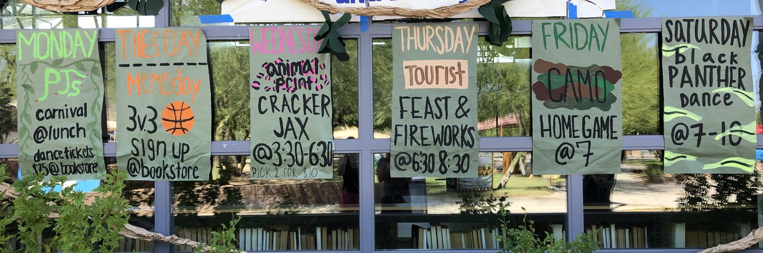 Cactus Shadows High School Student Council banner