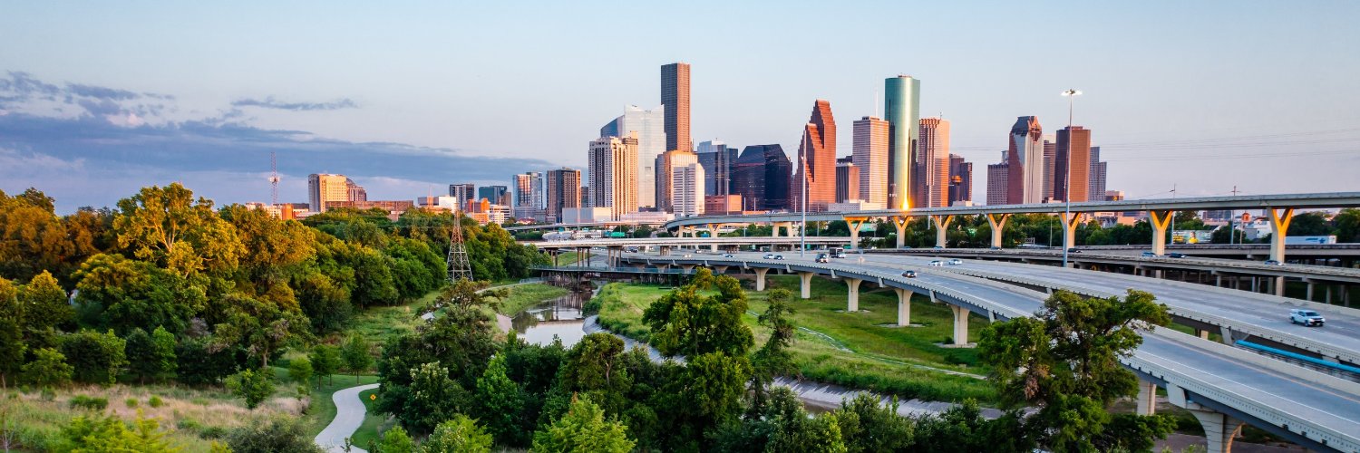 Houston First's banner