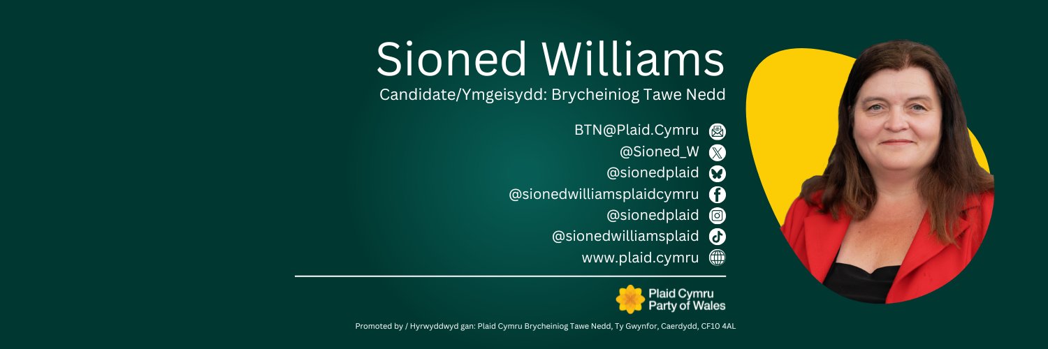 Sioned Williams 🏴󠁧󠁢󠁷󠁬󠁳󠁿 banner