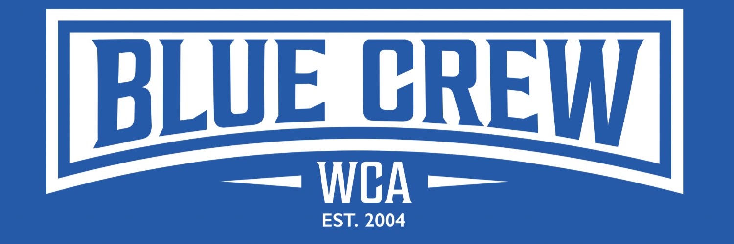 WCA Blue Crew banner