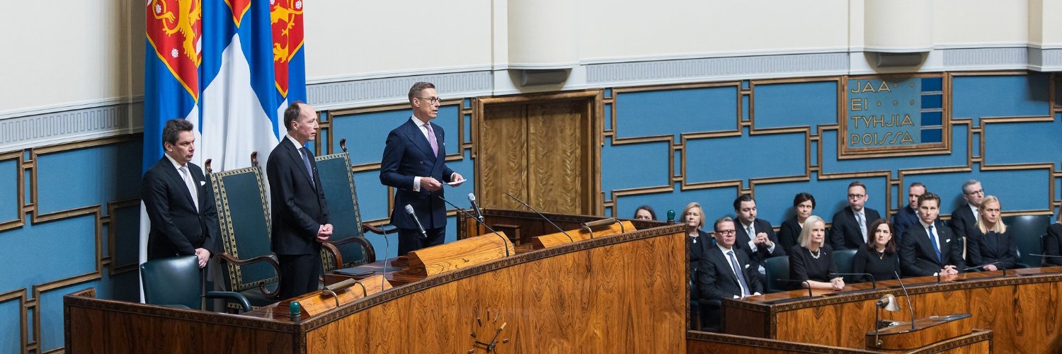 Alexander Stubb banner