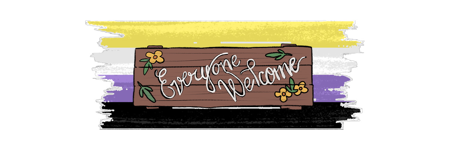 Heather (they/them/not late for dinner) banner