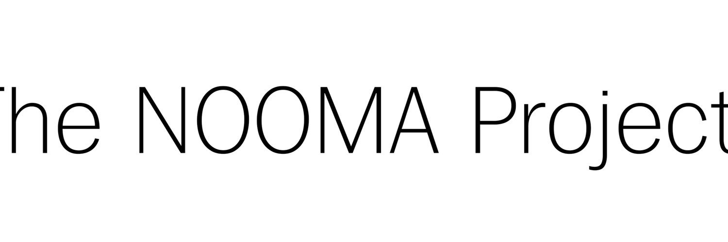 NoomaProject's profile banner image