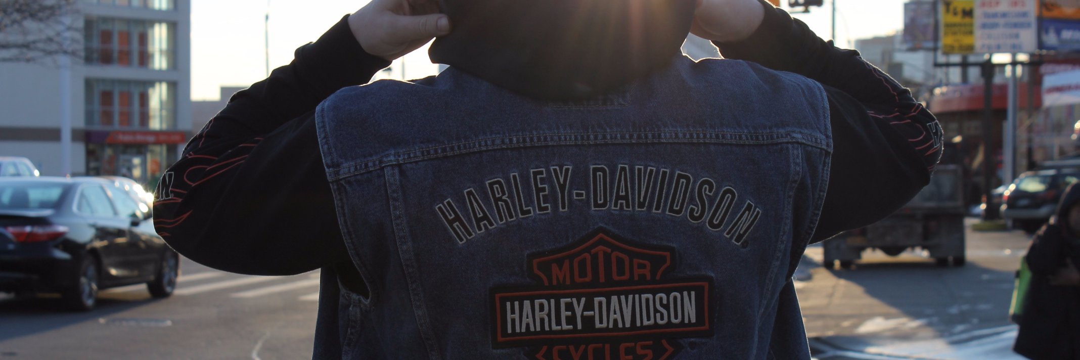 Harley Davidson NYC banner