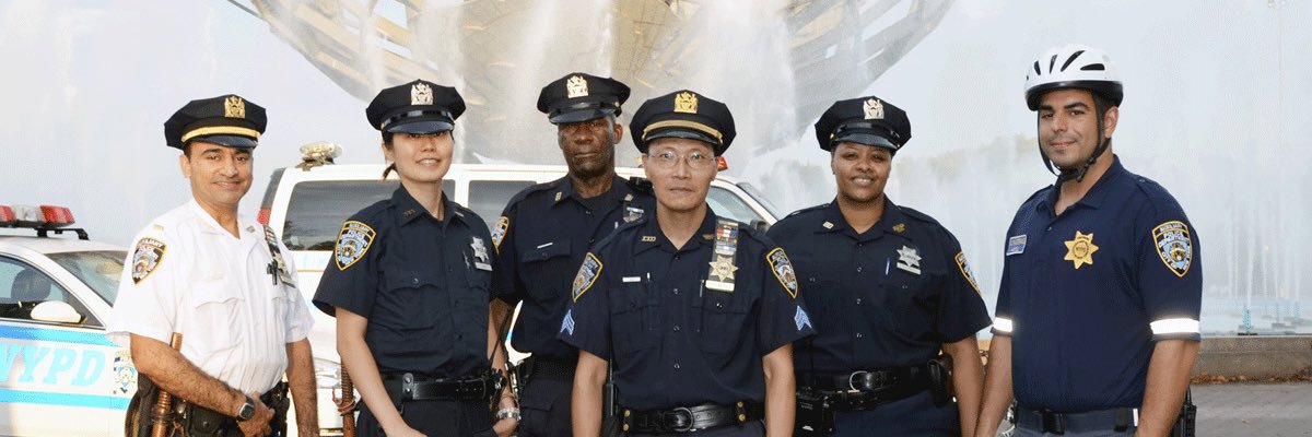NYPD Auxiliary's banner