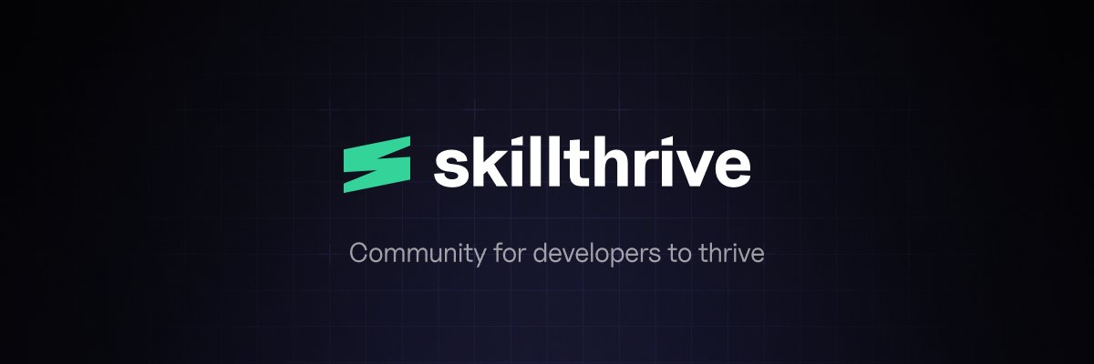 Skillthrive's profile banner image