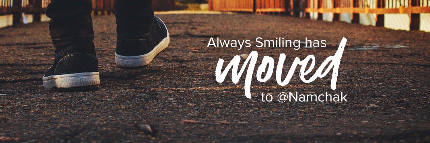 Always Smiling banner