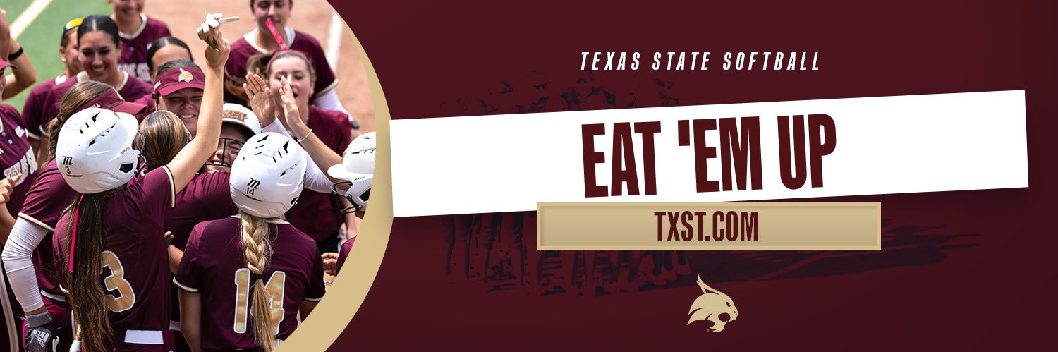 Texas State Softball banner