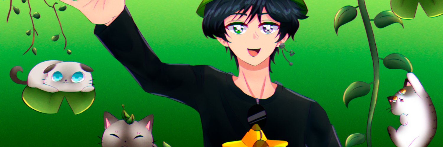 ✨️ HiroSmithy ✨️ PngTuber rana 🐸 banner