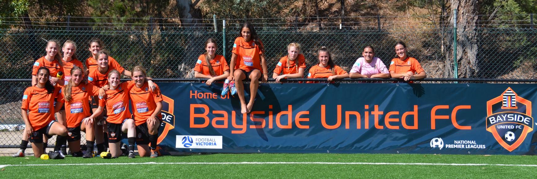 Bayside United FC banner