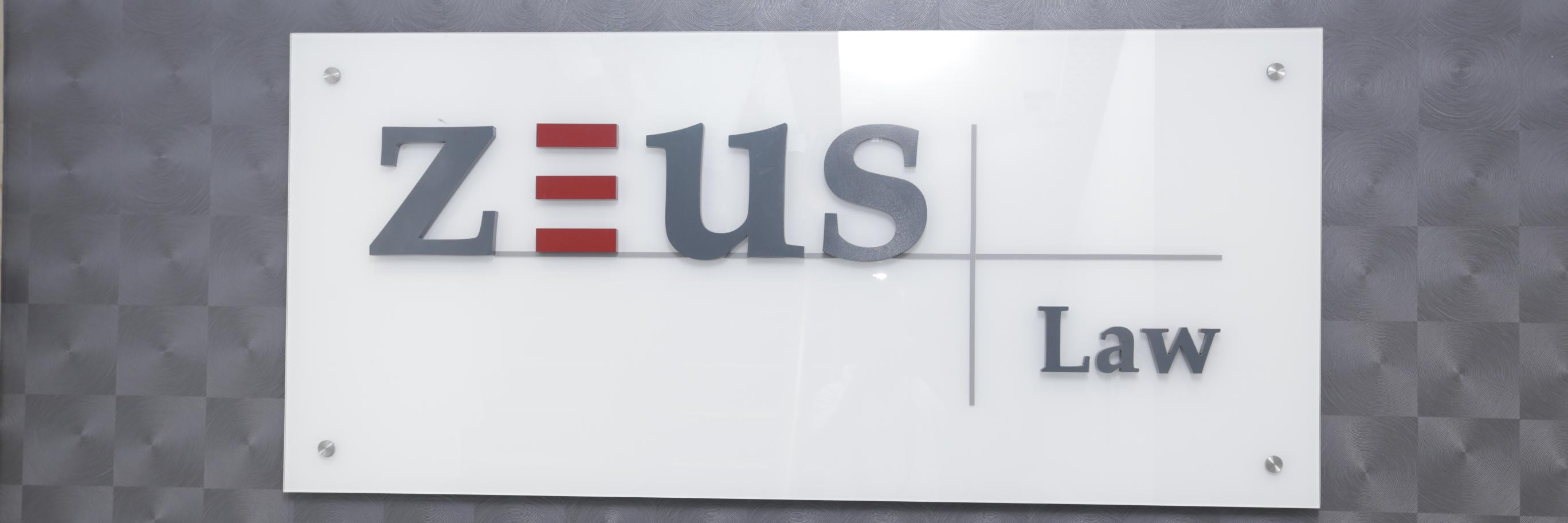 ZEUS LAW Associates banner