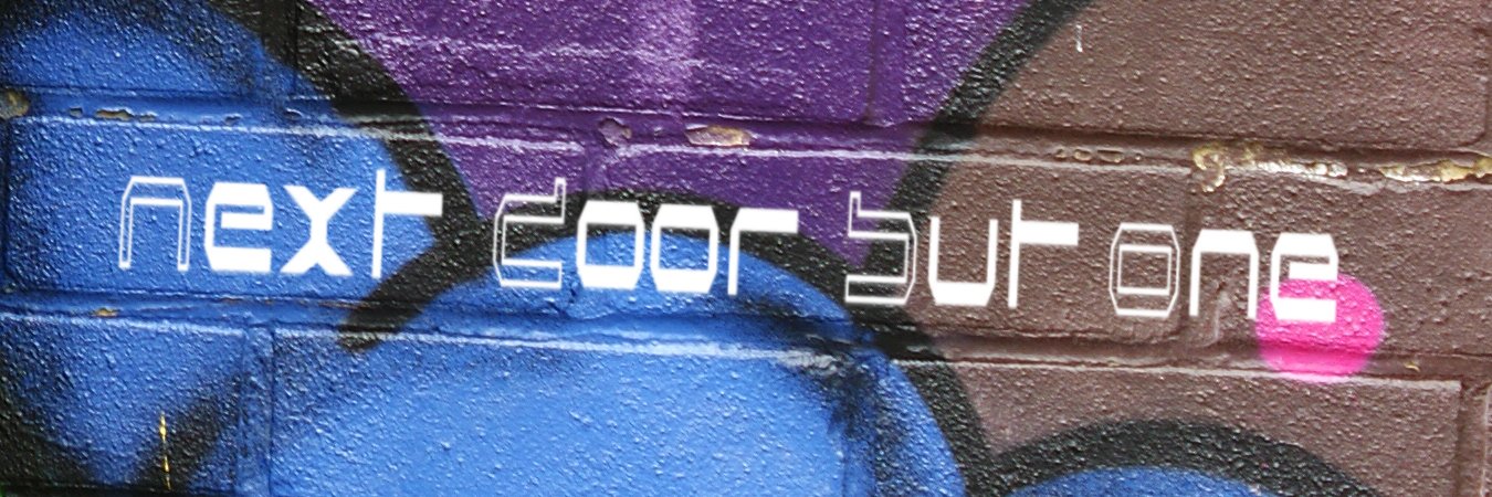 Next Door But One banner
