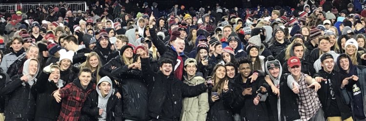 NAHS Fan Section banner