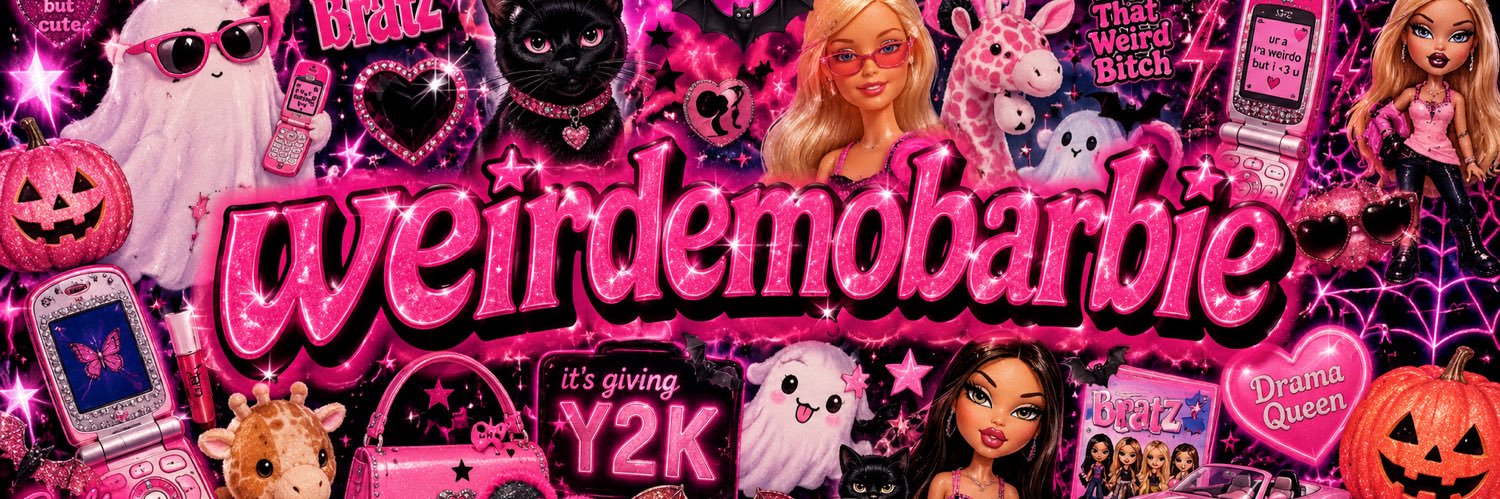 weirdemobarbie's profile banner image