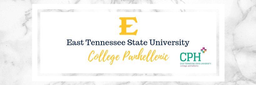 ETSU Panhellenic banner