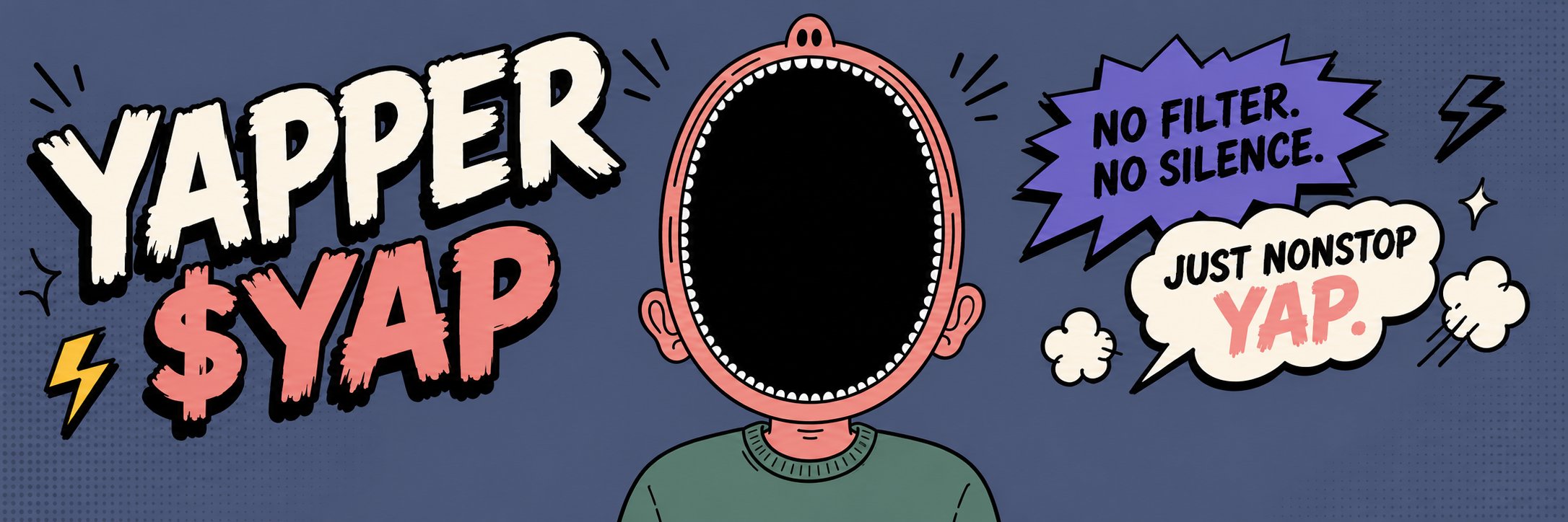 yappersolana's profile banner image