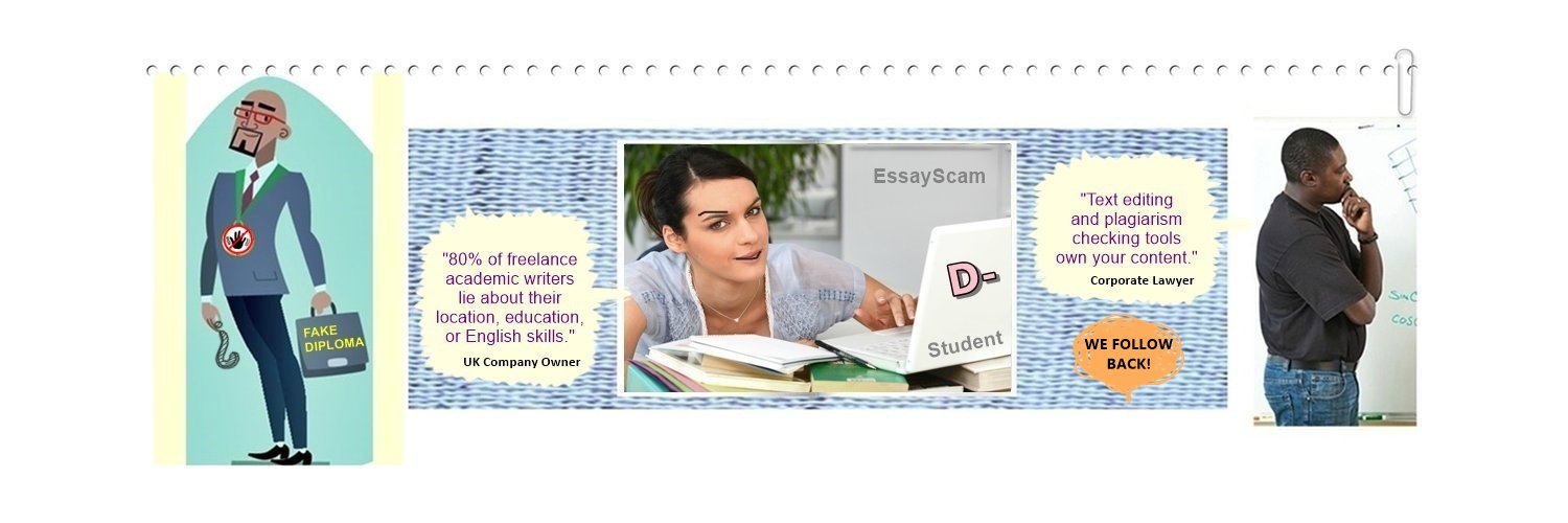 EssayScam's profile banner image