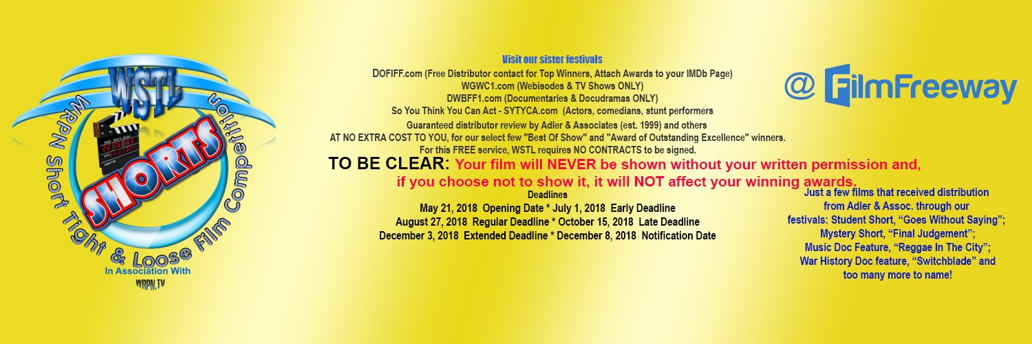 WSTL Film Festival banner