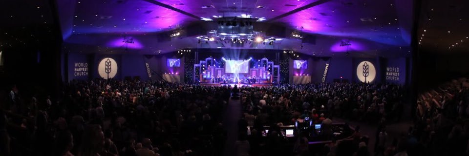 World Harvest Church banner