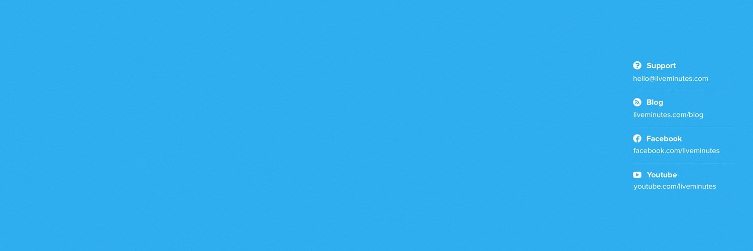 liveminutes's profile banner image