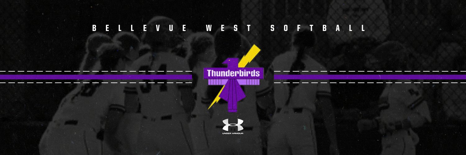 Bellevue West Softball banner