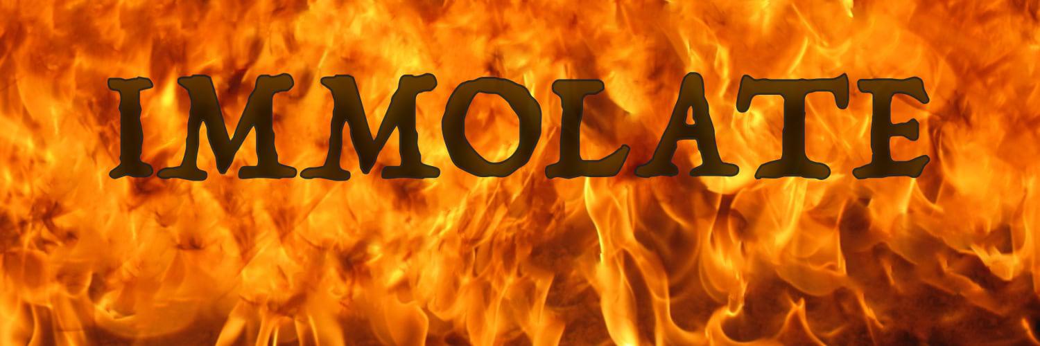 Immolate banner