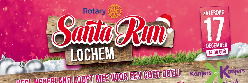 SantaRun Lochem banner