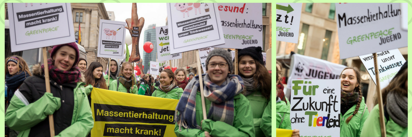 Greenpeace Jugend banner