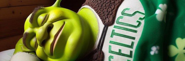 Derrick White the goat banner