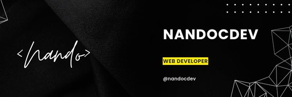 nandocdev Profile Banner
