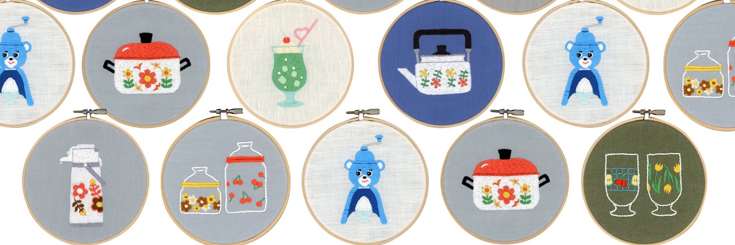 クボトモコ(イラスト・刺繍)/クリエイターEXPO(H-12)'s banner