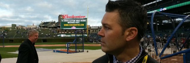 Pete Byrne WSBT's banner