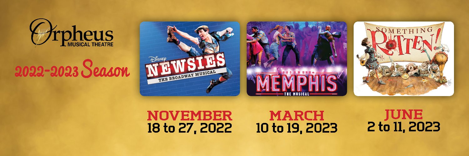 Orpheus Musical Theatre banner