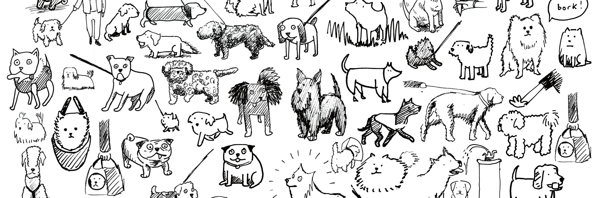 DOG WAT I SAW banner