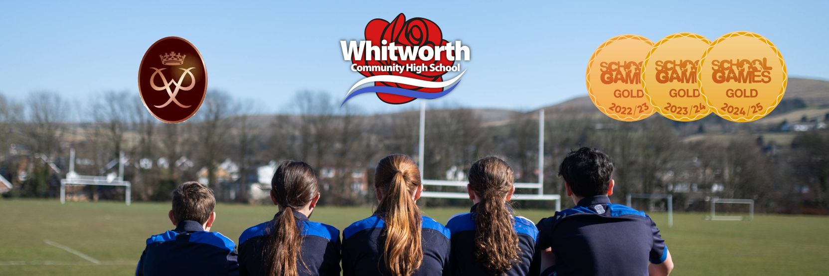 Whitworth HS PE, Sport & DofE's banner