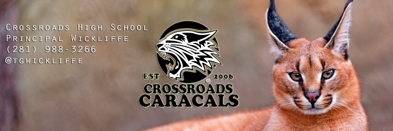 Crossroads High School banner