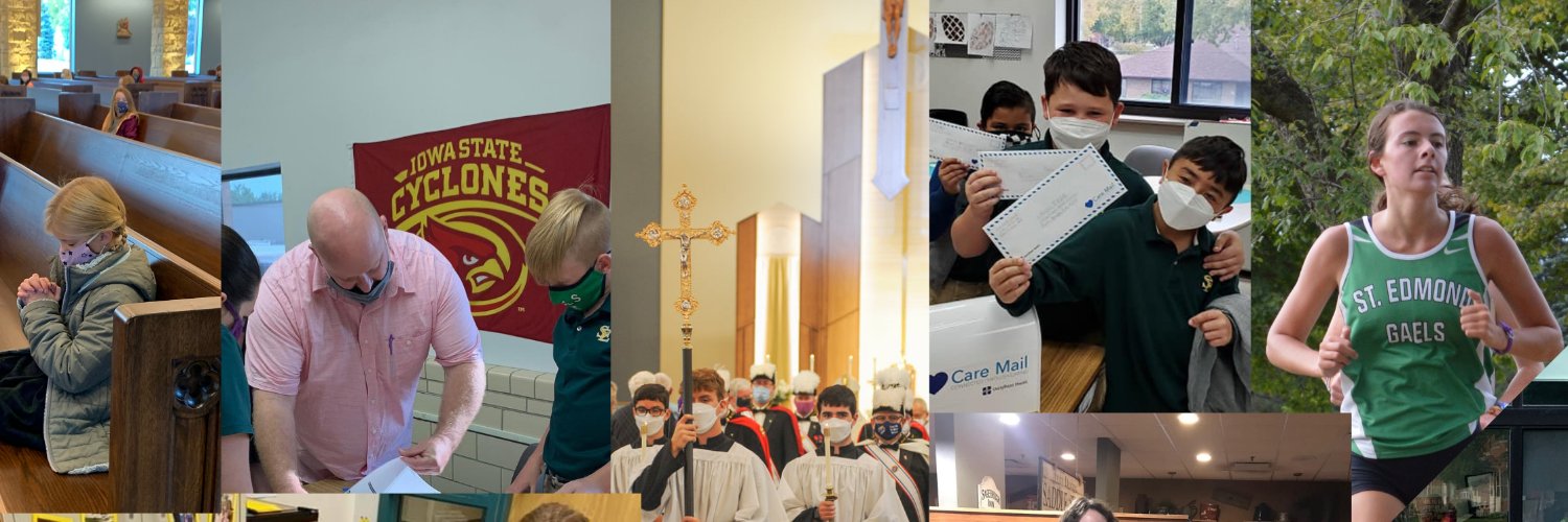 St. Edmond Catholic banner