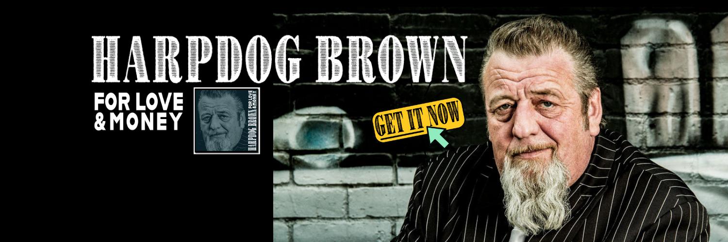 Harpdog Brown banner