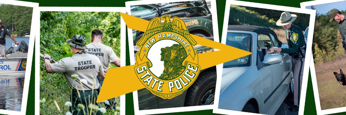 New Hampshire State Police's banner