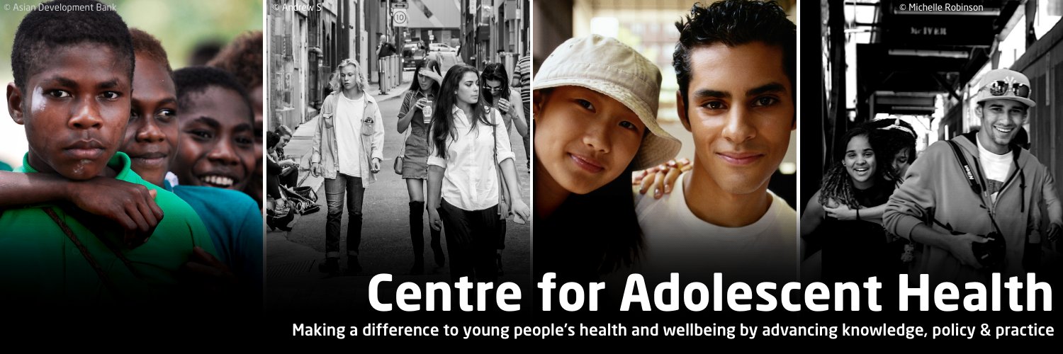 Centre for Adolescent Health (CAH) banner